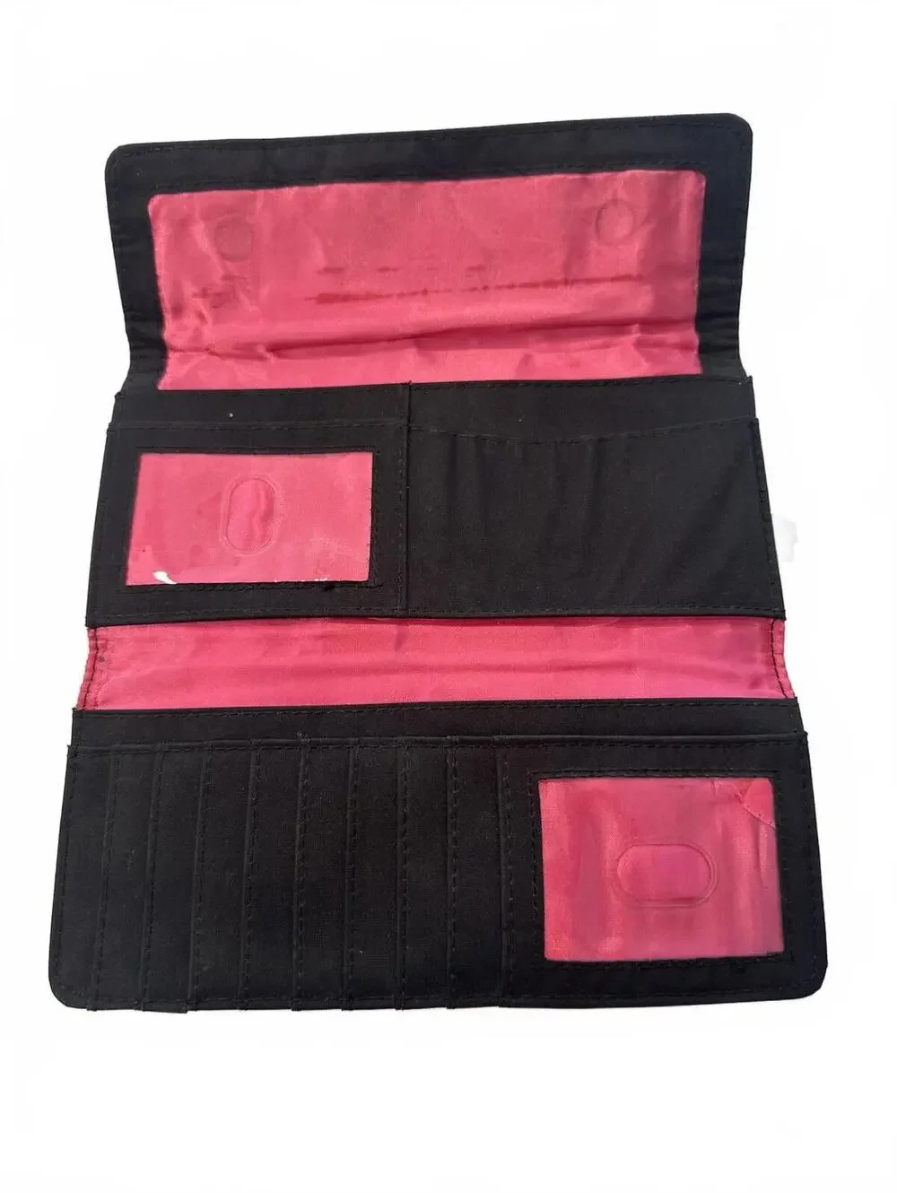 Reaction Kenneth Cole Black Alligator Leather Pink Lining